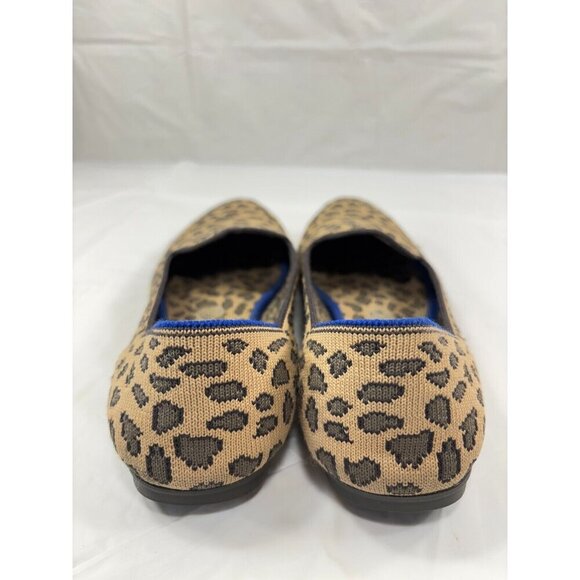 Rothys Spotted Leopard Print Loafers Slip On Round Toe Animal size 8 - Picture 11 of 12